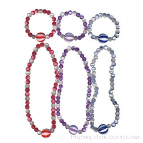Kids' Club Beaded Bracelet Set, Customized Designs Available